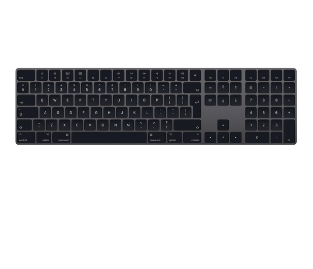 Apple Magic Keyboard z Polem Numerycznym Space Gray - 422111 - zdjęcie